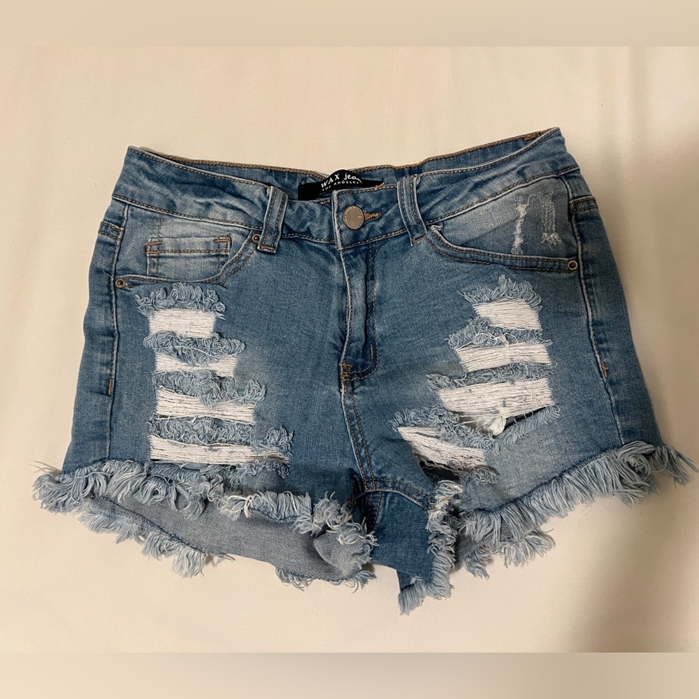 Denim shorts
